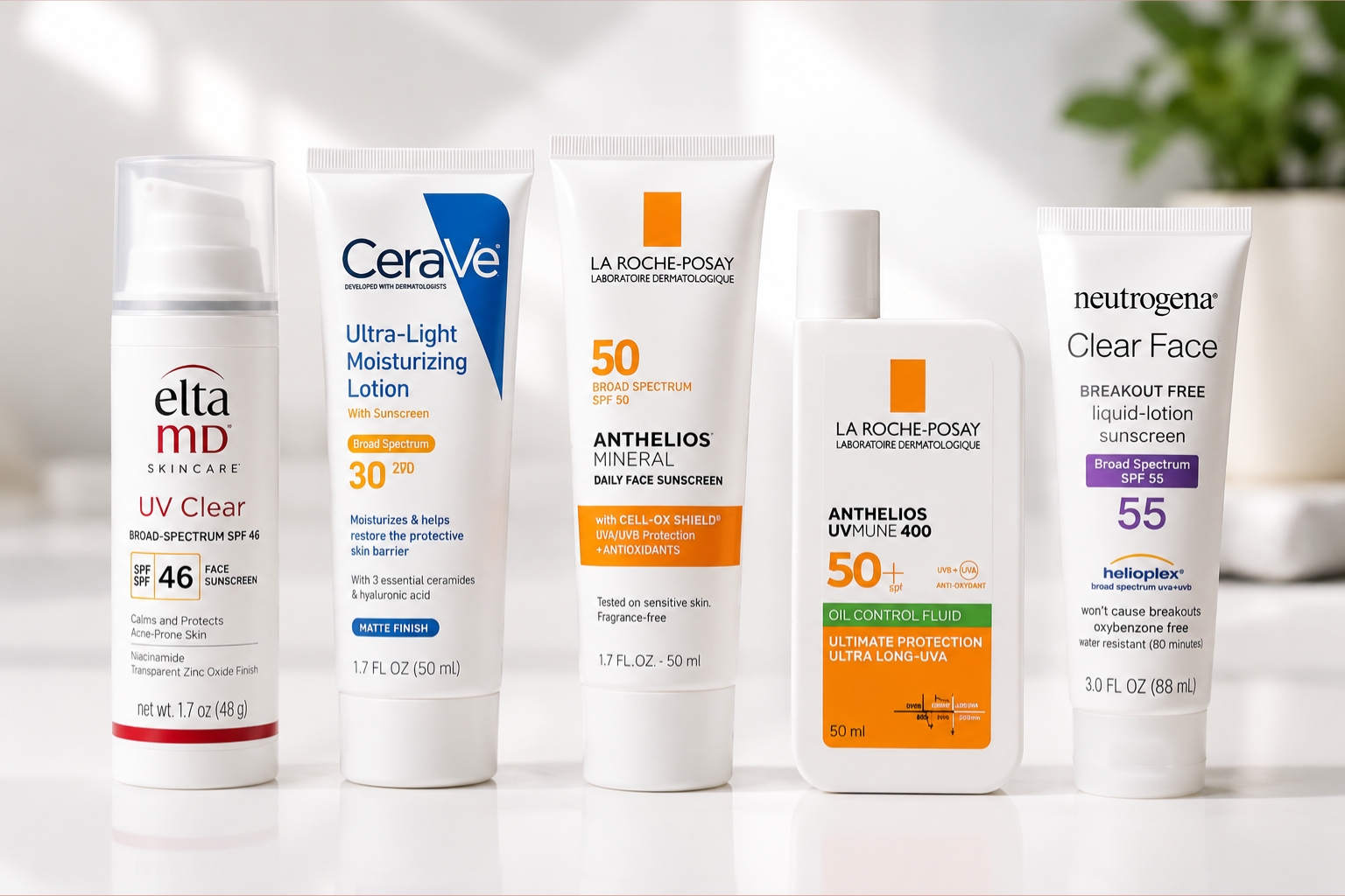 Best Sunscreens for Acne-Prone Skin in 2026 (That Won’t Clog Pores or Cause Breakouts)